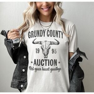 Grundy County Auction Concert Vintage Graphic Unisex T-Shirt